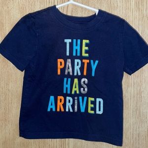 Toddler Party tee size 4t